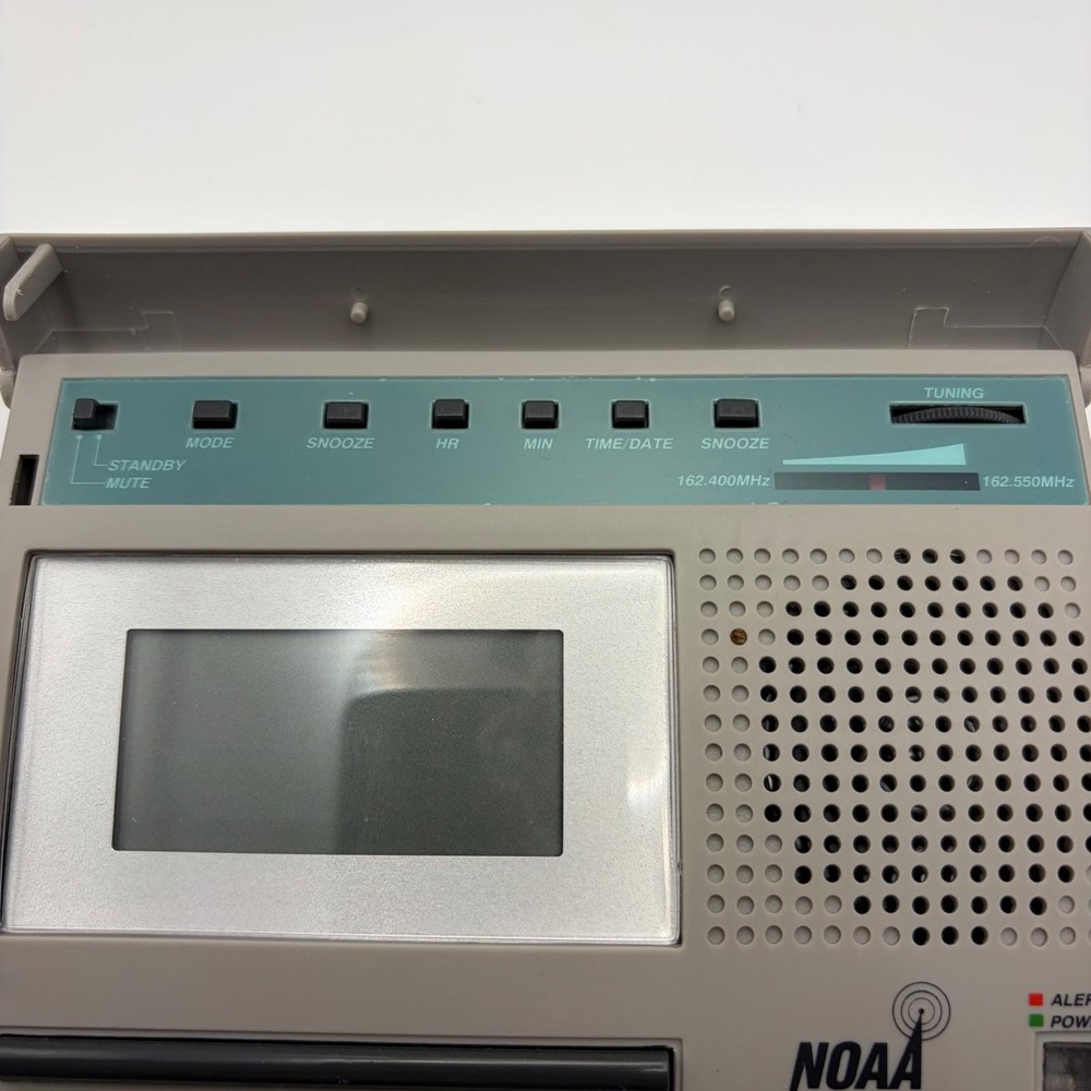 Oregon Scientific WR-3000 NOAA All Hazards Weather Emergency Alert Radio Grey